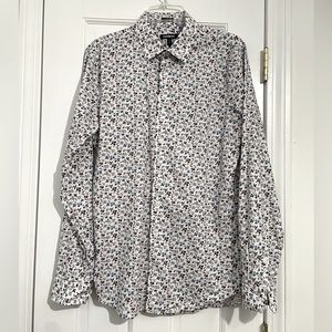 Express Men’s Extra Slim Medium Floral Shirt